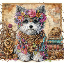 Load image into Gallery viewer, Dog 30*30CM(Canvas) Partial Special Shaped Drill Diamond Painting