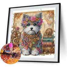 Load image into Gallery viewer, Dog 30*30CM(Canvas) Partial Special Shaped Drill Diamond Painting
