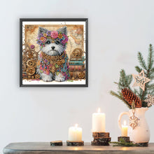 Load image into Gallery viewer, Dog 30*30CM(Canvas) Partial Special Shaped Drill Diamond Painting
