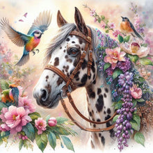 Load image into Gallery viewer, Horse 40*40CM(Canvas) Full Round Drill Diamond Painting