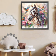 Load image into Gallery viewer, Horse 40*40CM(Canvas) Full Round Drill Diamond Painting