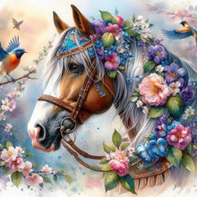 Load image into Gallery viewer, Horse 40*40CM(Canvas) Full Round Drill Diamond Painting
