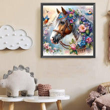Load image into Gallery viewer, Horse 40*40CM(Canvas) Full Round Drill Diamond Painting