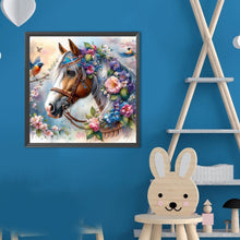 Load image into Gallery viewer, Horse 40*40CM(Canvas) Full Round Drill Diamond Painting