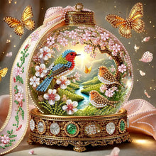 Load image into Gallery viewer, Crystal Ball Bluebird 30*30CM(Canvas) Partial Special Shaped Drill Diamond Painting