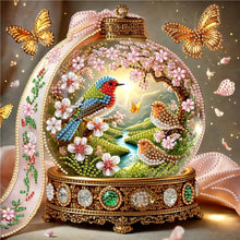 Load image into Gallery viewer, Crystal Ball Bluebird 30*30CM(Canvas) Partial Special Shaped Drill Diamond Painting