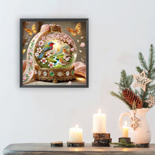 Load image into Gallery viewer, Crystal Ball Bluebird 30*30CM(Canvas) Partial Special Shaped Drill Diamond Painting