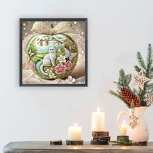 Load image into Gallery viewer, Crystal Ball Cat 30*30CM(Canvas) Partial Special Shaped Drill Diamond Painting