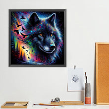 Load image into Gallery viewer, Wolf 40*40CM(Canvas) Full Round Drill Diamond Painting