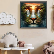 Load image into Gallery viewer, Tiger 40*40CM(Canvas) Full Round Drill Diamond Painting