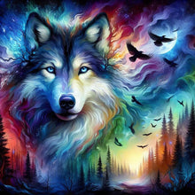 Load image into Gallery viewer, Wolf 40*40CM(Canvas) Full Round Drill Diamond Painting