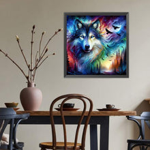 Load image into Gallery viewer, Wolf 40*40CM(Canvas) Full Round Drill Diamond Painting