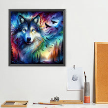 Load image into Gallery viewer, Wolf 40*40CM(Canvas) Full Round Drill Diamond Painting