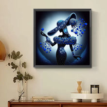 Load image into Gallery viewer, Elegant Lady-Woman 30*30CM(Canvas) Partial Special Shaped Drill Diamond Painting