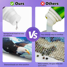 Load image into Gallery viewer, 120ml Diamond Painting Sealer with Brushes Diamond Painting Accessories (Black)