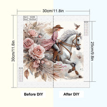 Load image into Gallery viewer, Horse 30*30CM(Canvas) Partial Special Shaped Drill Diamond Painting