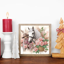 Load image into Gallery viewer, Horse 30*30CM(Canvas) Partial Special Shaped Drill Diamond Painting