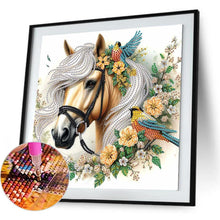 Load image into Gallery viewer, Horse 30*30CM(Canvas) Partial Special Shaped Drill Diamond Painting