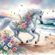 Load image into Gallery viewer, Horse 30*30CM(Canvas) Partial Special Shaped Drill Diamond Painting