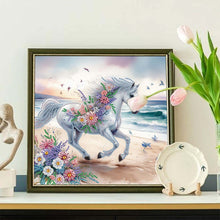 Load image into Gallery viewer, Horse 30*30CM(Canvas) Partial Special Shaped Drill Diamond Painting