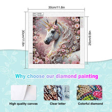 Load image into Gallery viewer, Horse 30*30CM(Canvas) Partial Special Shaped Drill Diamond Painting