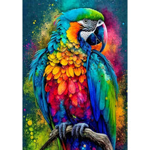 Load image into Gallery viewer, Partial AB - Parrot In A Tree 35*50CM(Picture) Full Round Drill Diamond Painting