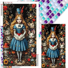 Load image into Gallery viewer, Alice Girl 40*70CM(Canvas) Full Round Drill Diamond Painting