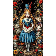 Load image into Gallery viewer, Alice Girl 40*70CM(Canvas) Full Round Drill Diamond Painting