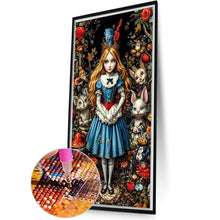 Load image into Gallery viewer, Alice Girl 40*70CM(Canvas) Full Round Drill Diamond Painting