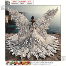 Load image into Gallery viewer, Angel Wings Girl 30*30CM(Canvas) Partial Special Shaped Drill Diamond Painting