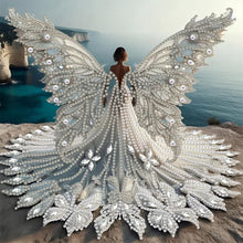 Load image into Gallery viewer, Angel Wings Girl 30*30CM(Canvas) Partial Special Shaped Drill Diamond Painting