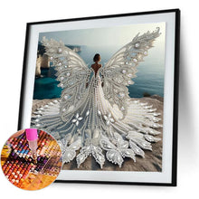 Load image into Gallery viewer, Angel Wings Girl 30*30CM(Canvas) Partial Special Shaped Drill Diamond Painting