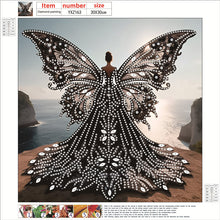 Load image into Gallery viewer, Angel Wings Girl 30*30CM(Canvas) Partial Special Shaped Drill Diamond Painting