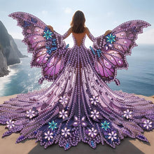 Load image into Gallery viewer, Angel Wings Girl 30*30CM(Canvas) Partial Special Shaped Drill Diamond Painting