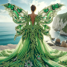 Load image into Gallery viewer, Angel Wings Girl 30*30CM(Canvas) Partial Special Shaped Drill Diamond Painting