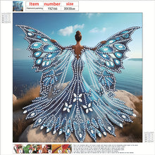 Load image into Gallery viewer, Angel Wings Girl 30*30CM(Canvas) Partial Special Shaped Drill Diamond Painting