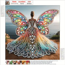 Load image into Gallery viewer, Angel Wings Girl 30*30CM(Canvas) Partial Special Shaped Drill Diamond Painting