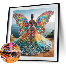 Load image into Gallery viewer, Angel Wings Girl 30*30CM(Canvas) Partial Special Shaped Drill Diamond Painting
