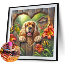 Load image into Gallery viewer, Heartwarming Cocker Spaniel-Dog 30*30CM(Canvas) Full Round Drill Diamond Painting