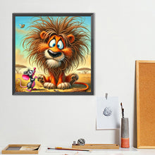 Load image into Gallery viewer, Talking Lion And Mouse 40*40CM(Canvas) Full Round Drill Diamond Painting