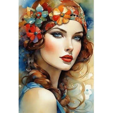 Load image into Gallery viewer, Elegant Beauty-Woman 40*60CM(Canvas) Full Round Drill Diamond Painting