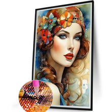 Load image into Gallery viewer, Elegant Beauty-Woman 40*60CM(Canvas) Full Round Drill Diamond Painting