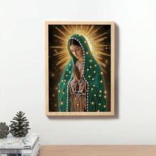 Load image into Gallery viewer, The Virgin Mary 30*40CM(Canvas) Partial Special Shaped Drill Diamond Painting