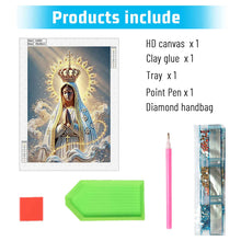 Load image into Gallery viewer, The Virgin Mary 30*40CM(Canvas) Partial Special Shaped Drill Diamond Painting
