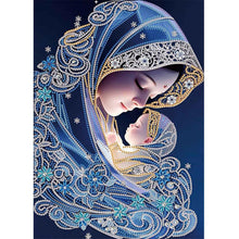 Load image into Gallery viewer, The Virgin Mary 30*40CM(Canvas) Partial Special Shaped Drill Diamond Painting