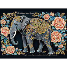 Load image into Gallery viewer, Elephant 30*40CM(Canvas) Partial Special Shaped Drill Diamond Painting