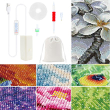 Load image into Gallery viewer, Electric Vacuum Diamond Painting Pen Kit DIY Diamond Art Tools (White A Set)