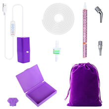 Load image into Gallery viewer, Electric Vacuum Diamond Painting Pen Kit DIY Diamond Art Tools (PURPLE E Set)