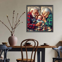 Load image into Gallery viewer, Grandpa And Grandma 40*40CM(Canvas) Full Round Drill Diamond Painting