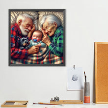 Load image into Gallery viewer, Grandpa And Grandma 40*40CM(Canvas) Full Round Drill Diamond Painting